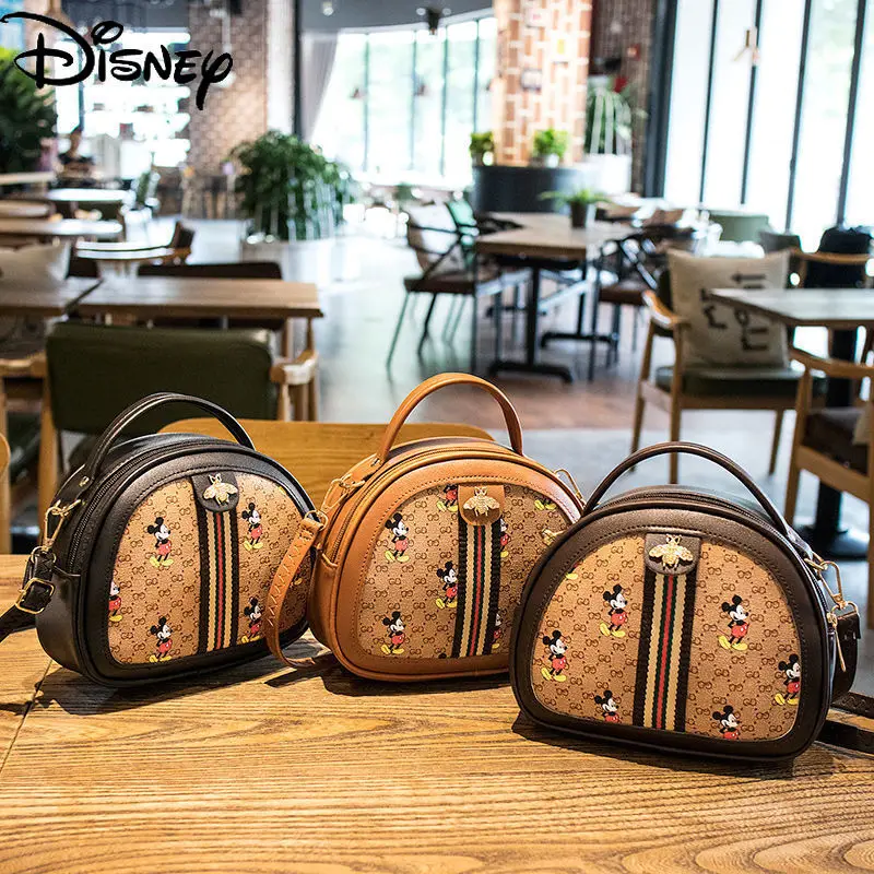 

Disney Mickey Women's Cartoon Fashion Messenger Bag Wild Shoulder Bag Handbag Messenger Bag