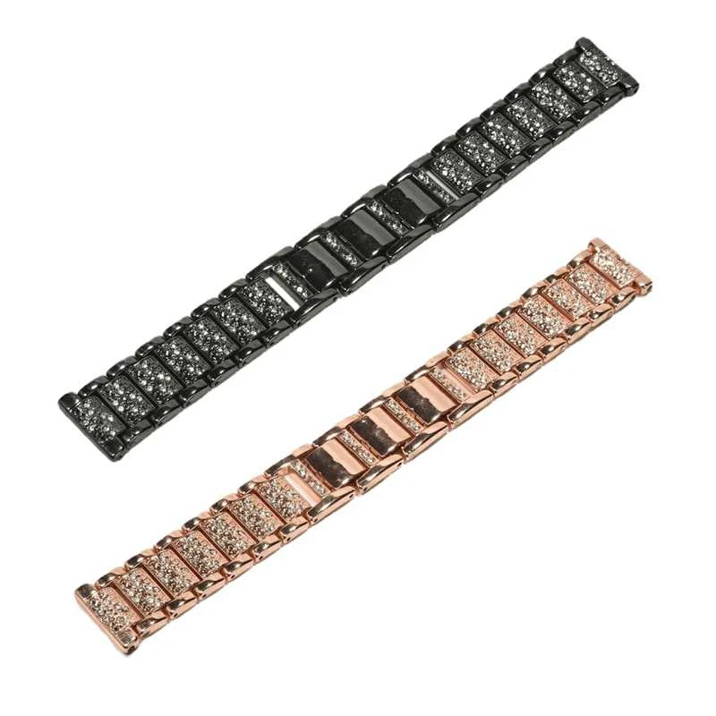 

Алмазный ремешок для Fitbit Versa, ремешок Нержавеющая сталь ремешок браслет на запястье для Fitbit текстами и сюжетами из ремешка