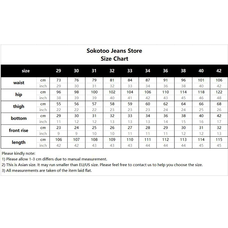 

Sokotoo Men's painted blue pleated biker jeans for motorcycle Slim fit plus size stretch denim pants