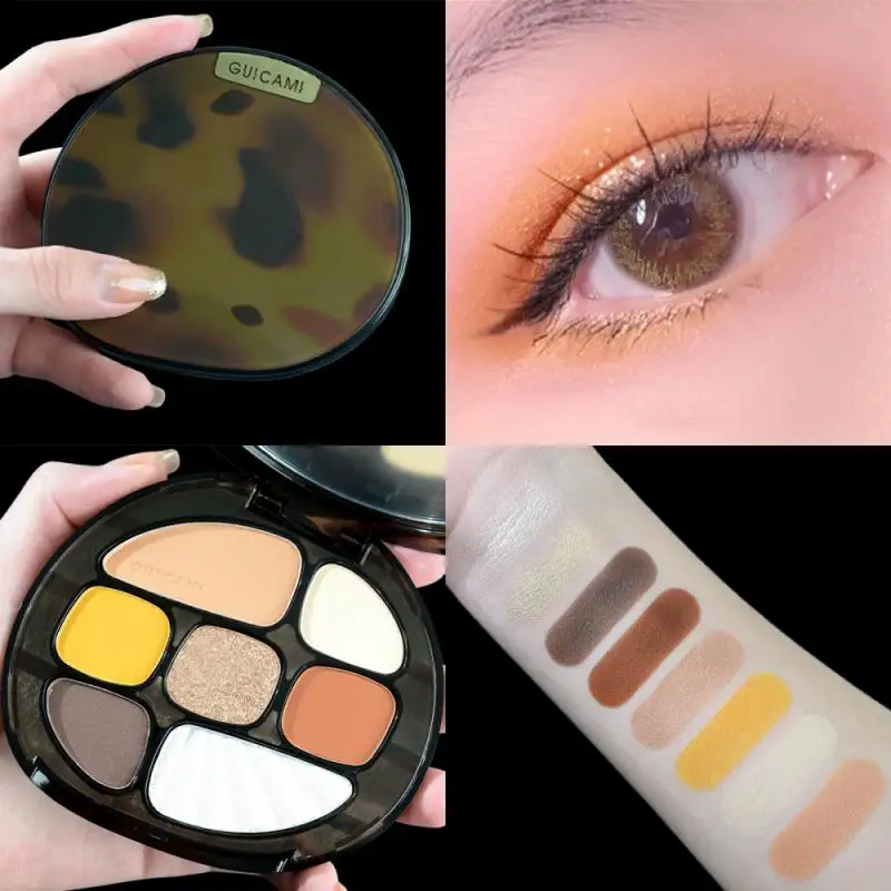 

8 цветов Палитра теней для век блестящие мерцающие тени для век матовые перламутровые блестящие стойкие макияж водостойкие не размазывающи...