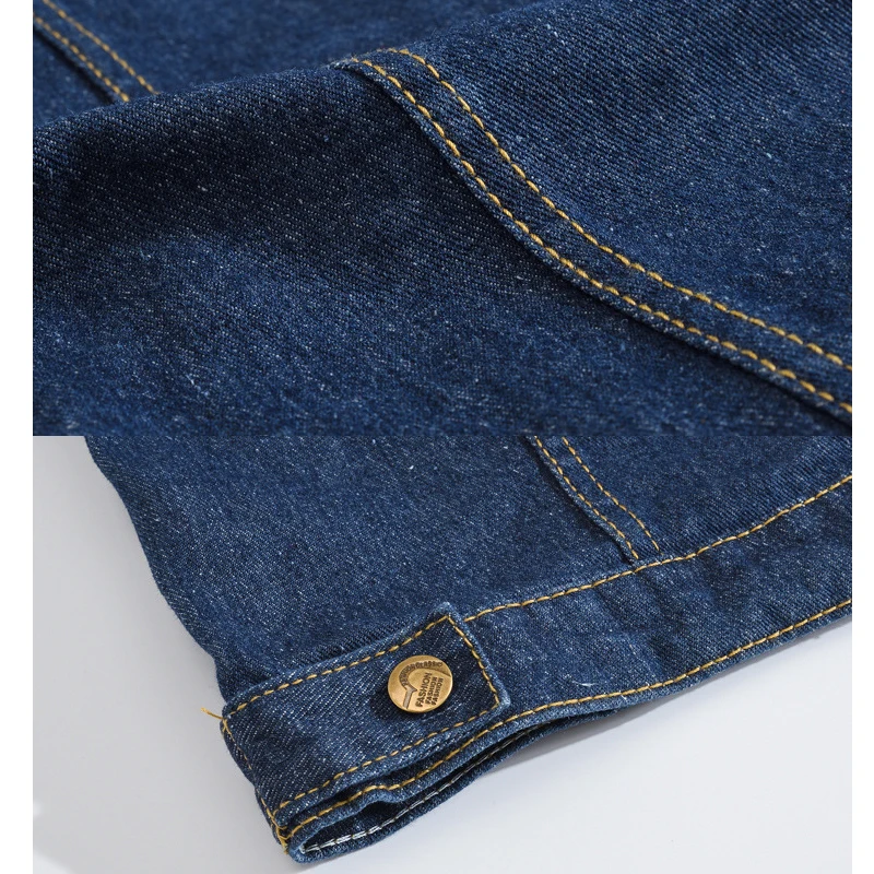 

Men's Spring Autumn Models Large Size Denim Jacket Korean Version of The Slim Trend Simple Jacket Fashion Casual Top Jeans Coat