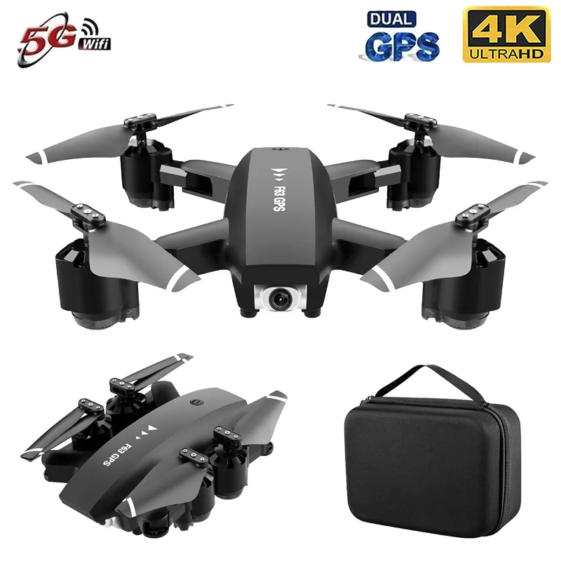 F63 2020 Новый дрона с дистанционным управлением 5G WI FI в режиме реального времени GPS