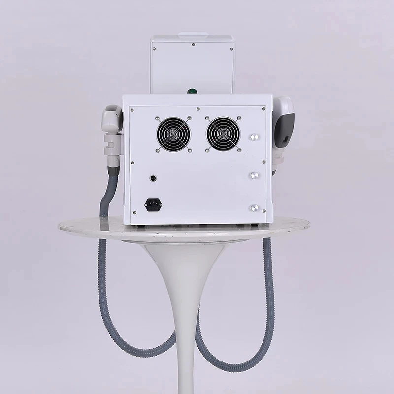 

2021 newest portable IPL hair removal Laser nd yag /Multifunction Laser Beauty Machine SHR IPL ND YAG with 2 handles