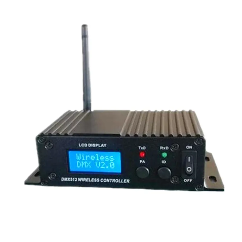 Сценический светильник беспроводной DMX512 контроллер передатчик и приемник 2в1 ЖК