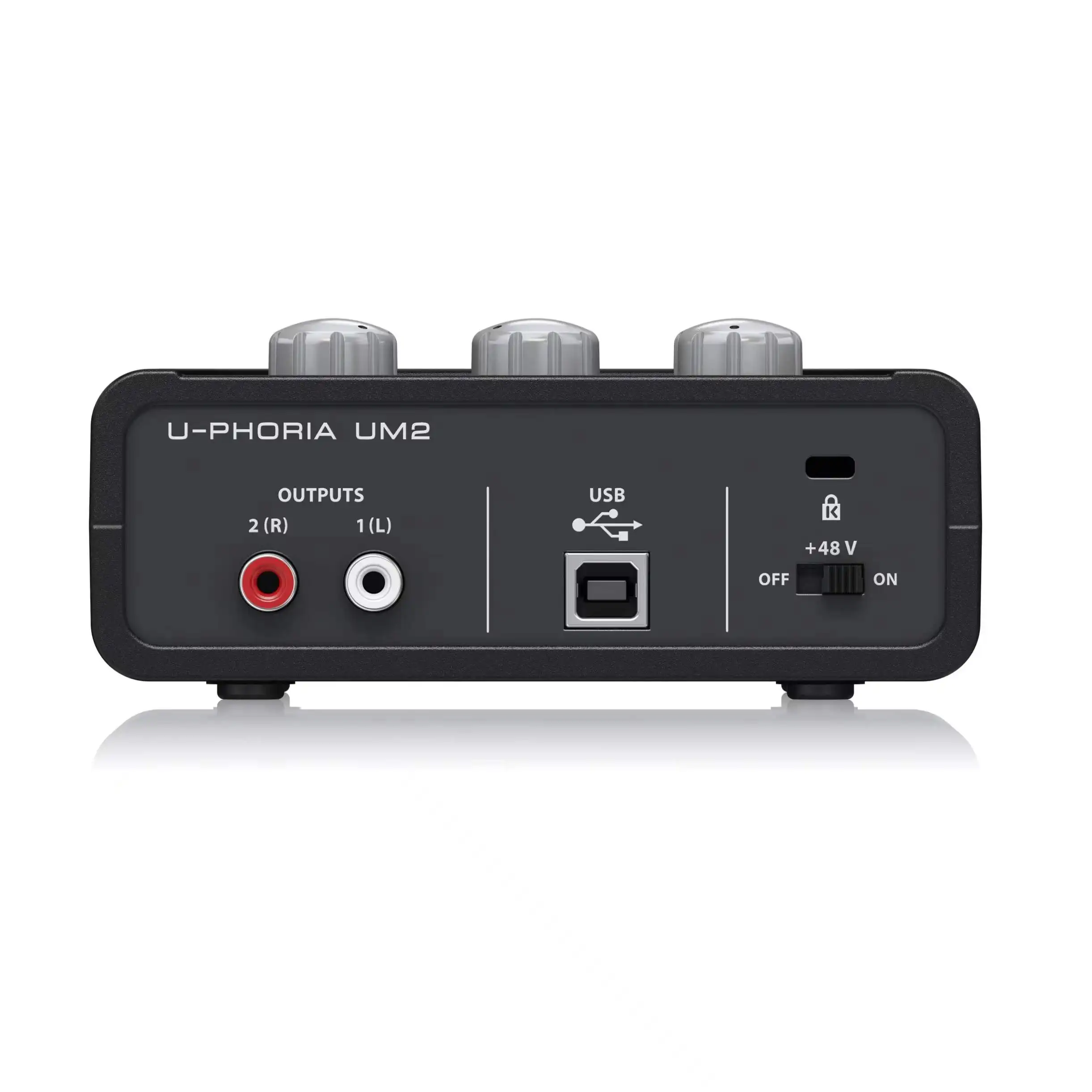 BEHRINGER U-PHORIA UM2 аудиофил 2x2 USB аудио интерфейс с микрофоном XENYX предусилитель для