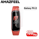 100 упаковок, защитная пленка для экрана для Samsung Galaxy Fit 2, для Galaxy Fit2 SM-R220, Fit-e, R375, подходит для смарт-браслета R370