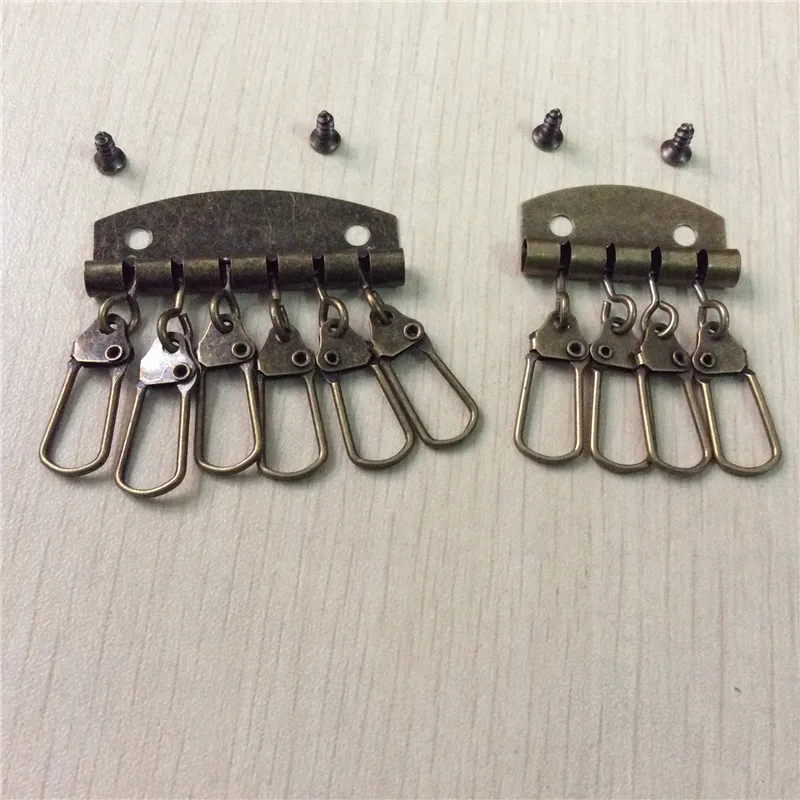 Wholesale Bronze Tone Keychain Hook For DIY Accessories 20Pcs | Обустройство дома