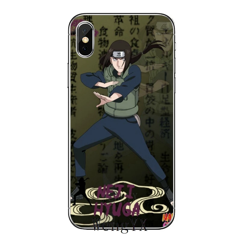 Прозрачный чехол для телефона с рисунком из мультфильма «Наруто» neji hyuga для Xiaomi Redmi Note 7 6 6A 5A 4 4A 3 pro S2 5 плюс 4x Pocophone F1 - Цвет: neji-hyuga-B-03