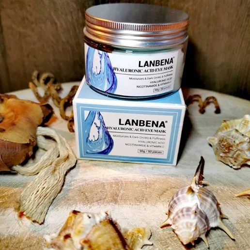 

LANBENA Hyaluronic Acid Eye Mask Eye Patch Eye Care Reduces Dark Circles Bags Eye Lines Ageless Lifting Firming Skin Care 50PCS