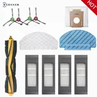 Для ECOVACS DEEBOT OZMO T8  T8 аиви робот пылесос основнойбоковая щетка фильтр для мешка для пыли из одноразовая для швабры ткань аксессуары Запчасти
