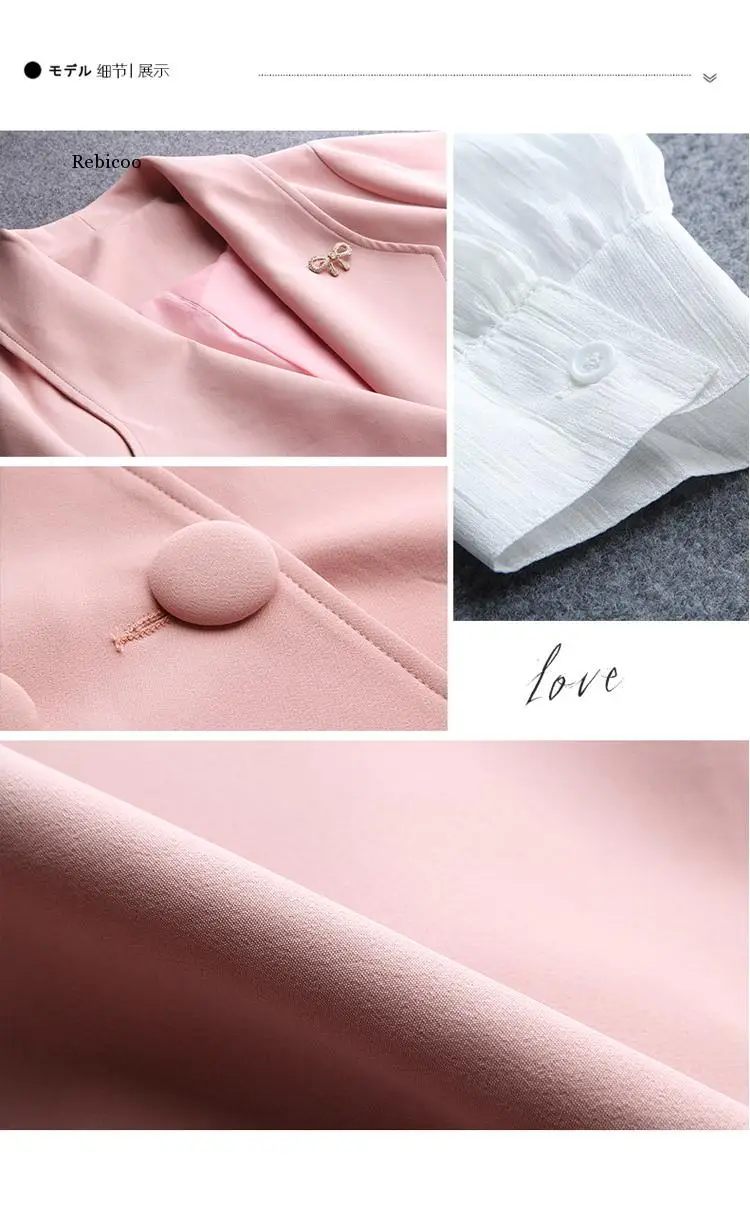 

Two Piece Set Clothes For Women Ol Ensemble Femme Survetement Year-old Female Costume Conjunto Feminino Women's Suit