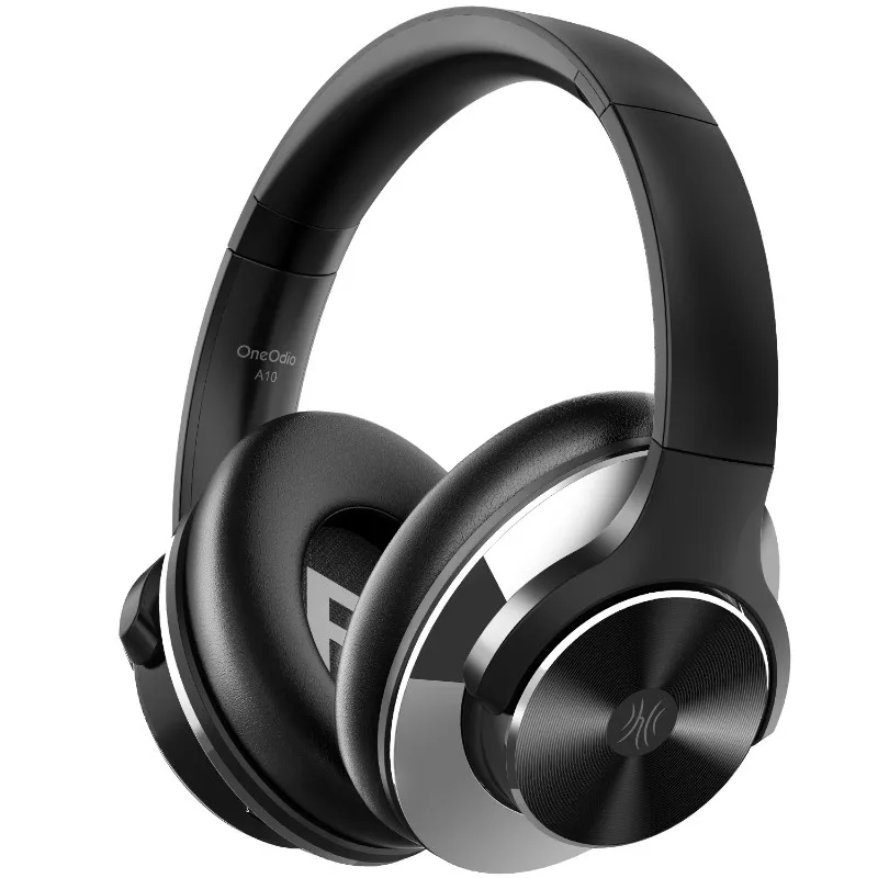 Oneodio A10 ANC Bluetooth 5,0, наушники, 40 h, беспроводная гарнитура для телефона, Накладные наушники, активные наушники с шумоподавлением, быстрая зарядка