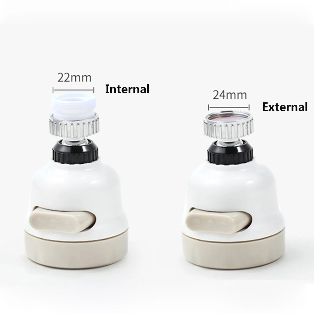 

New 360 Degree Movable Water-saving Tap Filter Kitchen Taps Head Universal Rotatable Faucet Water Sprayer