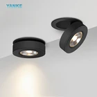 Светодиодный Светильник направленного света, потолочный светильник 5 Вт7 Вт12 Вт для дома, коридора, открывающийся светильник, скандинавский Светильник направленного света, встроенный 220 В110 В