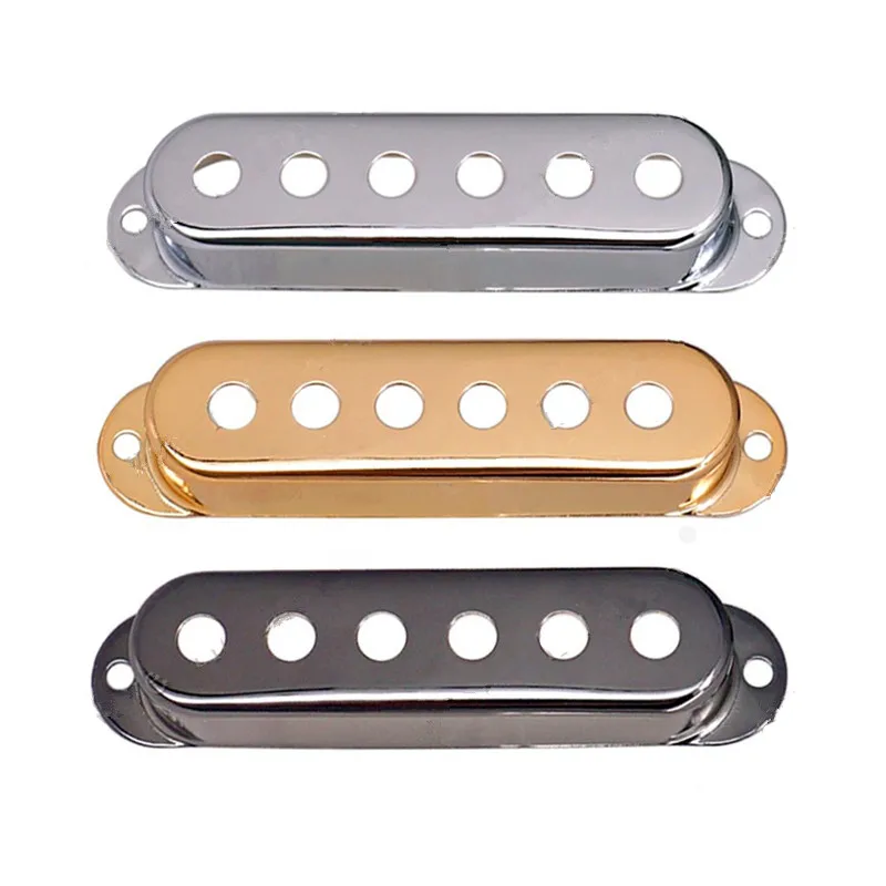 

3 Pcs Brass Single Rail Humbucker Pickups Pickup Covers For Electric Guitar Accessories Parts Three Colors Can Be Choosed