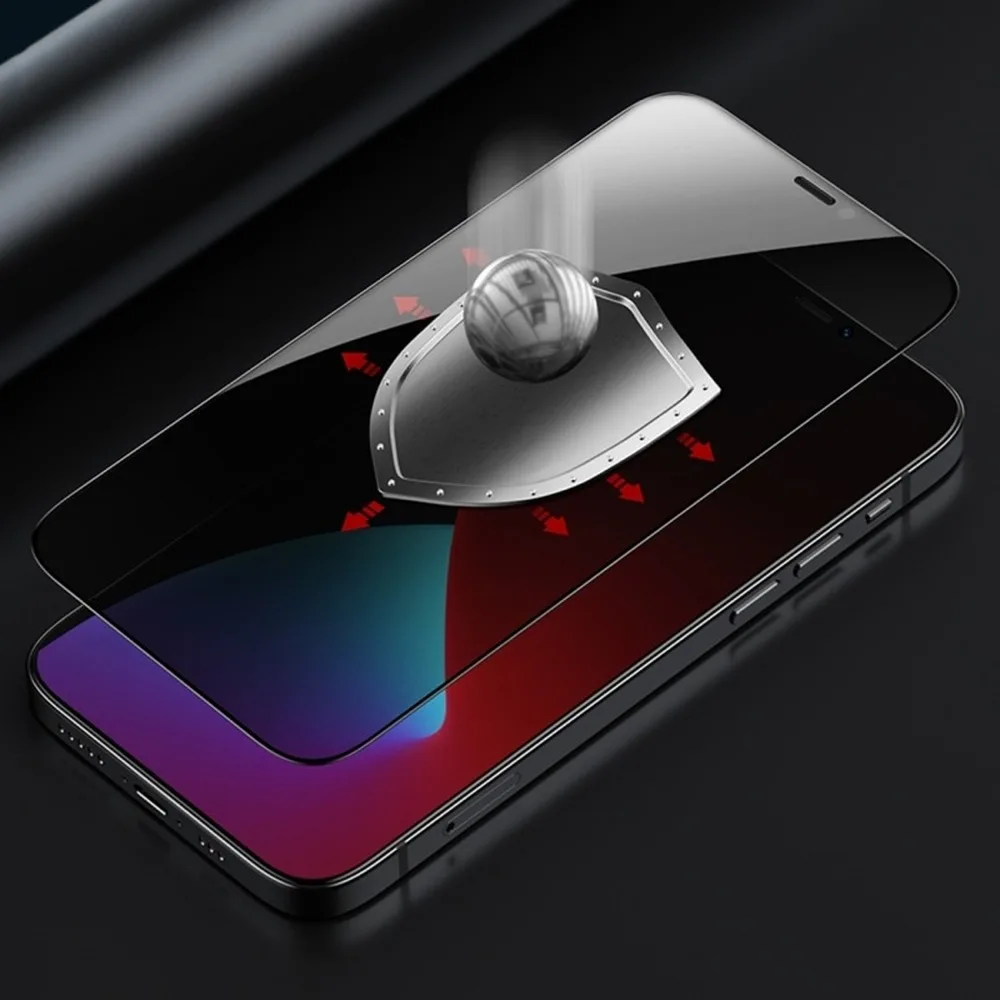 

Benks V PRO защита конфиденциальности Закаленное стекло пленка для iPhone 12 mini / 12 Pro / Pro Max 0,3 мм 28 градусов антибликовое анти-глаз