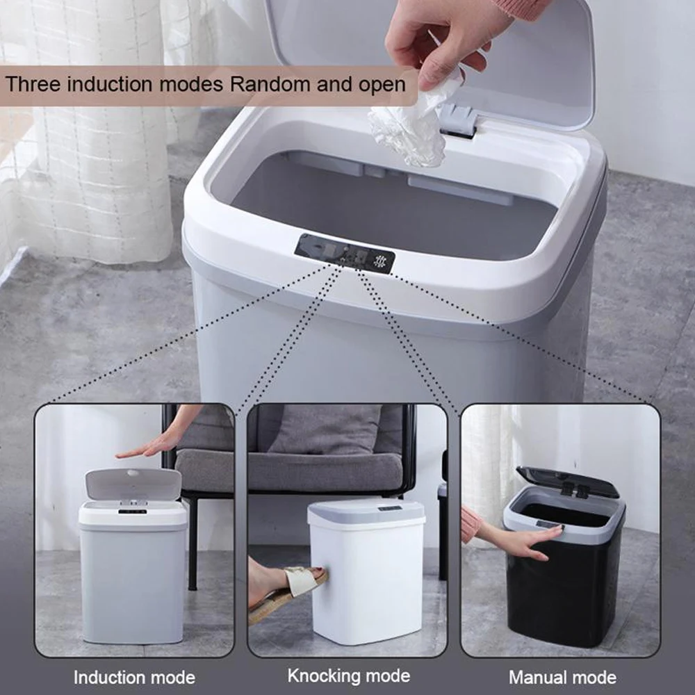 Индуктивный Автоматический Датчик мусорного ведра мусорное ведро из