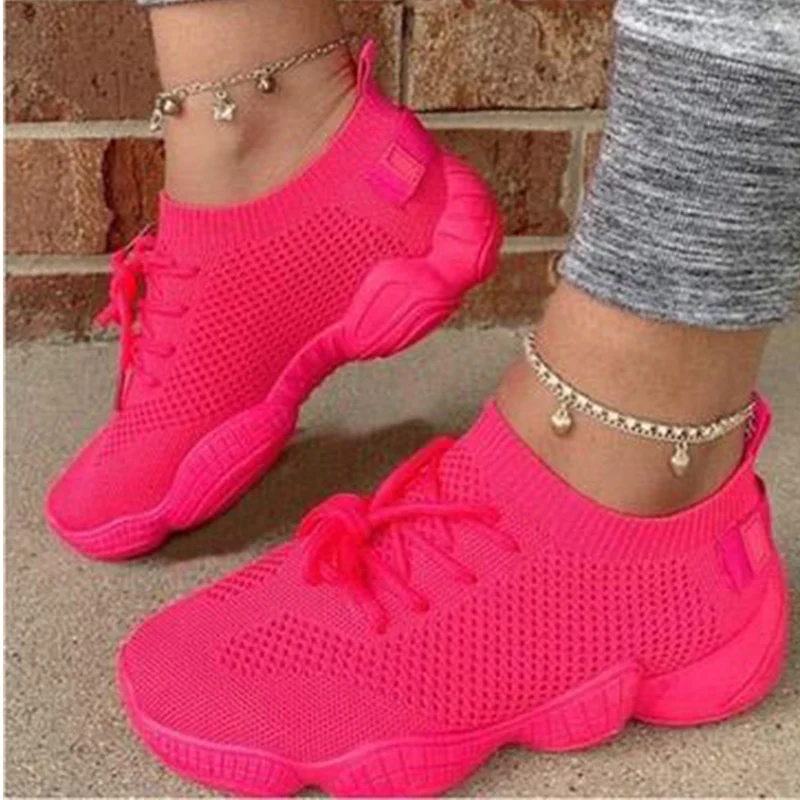 Женские сетчатые кроссовки Женская повседневная спортивная обувь