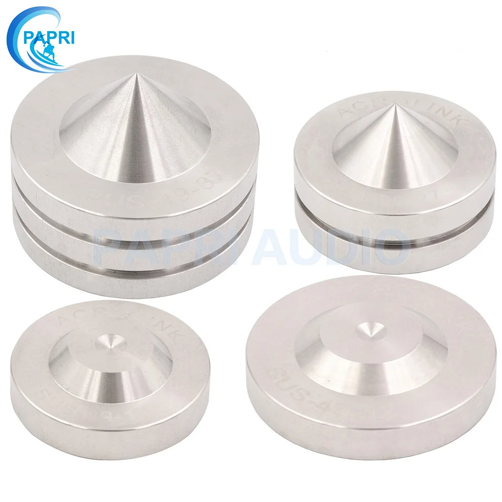 

PAPRI 39MM*49MM 304 Stainless Steel Feet Spikes Amplifier DAC Computer Cabinet Turntable Stands Bracket Feet Pads 1PCS