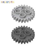aquaryta building blocks part 24 tooth gear chainring compatible 3648 moc diy creative assembles particles toy gift for children