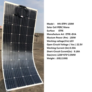 Etfe Solar Panel Flexible 12V 150W 300W 600w 900W 1200W 1500W 220V Solar Battery Charger Rv Car Caravan Camping Boat Motorhomes