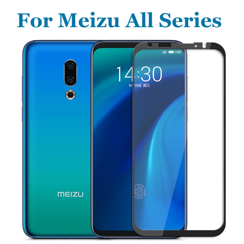 Защитное стекло для Meizu 16th 15 5c A5 Maisie M5s M3 M5 M6 Mini Note Pro 7 6 Plus U10 закаленное Защитная