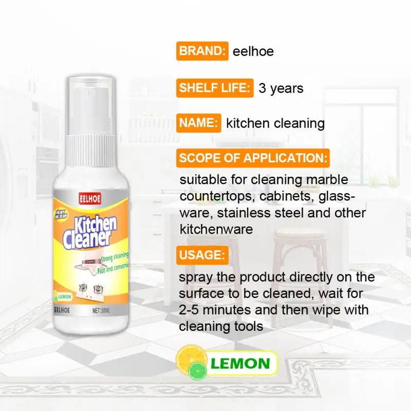 

Clean Household Kitchen Tools Heavy Oil Grease Cleaner Strong Kitchen Detergent Cleaning Bubble Spray Decontamination Spray