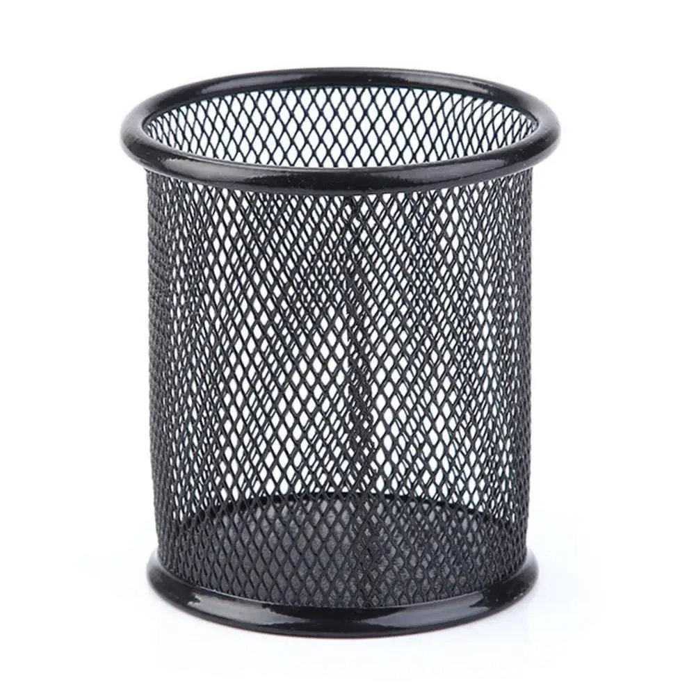 Настольная подставка для ручек офисные аксессуары хранения металлическая сетка