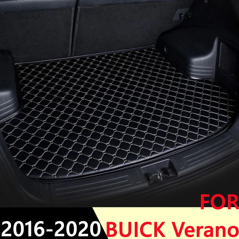 

SJ Custom Waterproof Car Trunk Mat AUTO Tail Boot Tray Liner Cargo Carpet Pad Protector Fit For BUICK Verano 2016 2017 2018-2020
