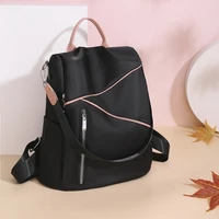 bolsas feminina soft fashion oxford cloth hit color backpack multifunctional shoulder bags female school rucksack handbag