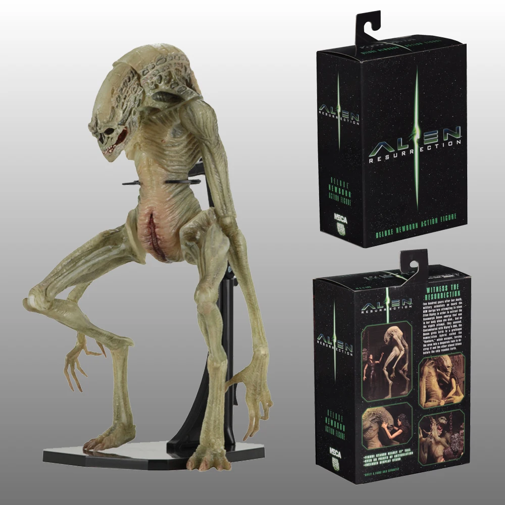 

Инопланетянин NECA Vs фигура хищника Alien Resurrection Delune новорожденных фигурка игрушки куклы подарок на день рождения для девочек