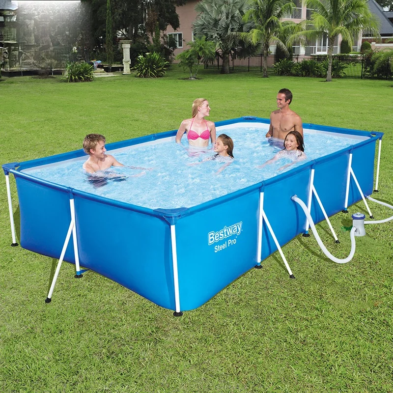 

zq Supported Swimming Pool Household Adult Family Child Thickened Large Outdoor Fish Pond
