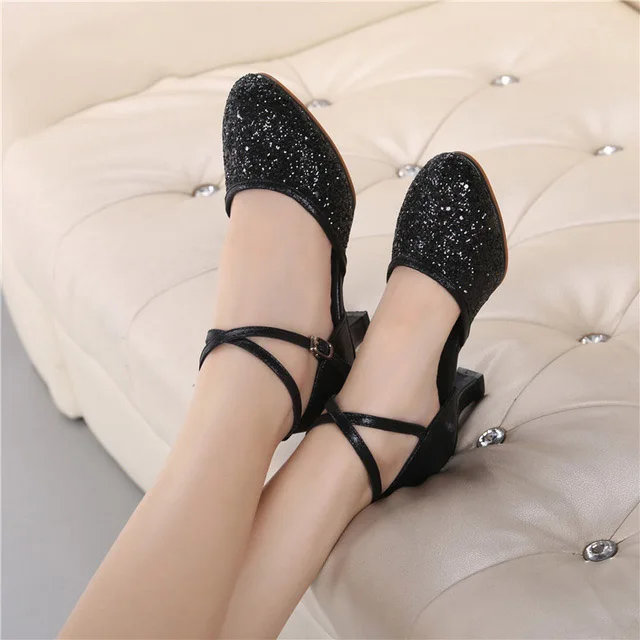 black 19 chaussure femme talon/туфли-лодочки женская обувь вечерние и свадебные туфли золотого и серебряного цвета женская обувь для невесты на каблуке; sapatos feminino;# 568F - Цвет: black