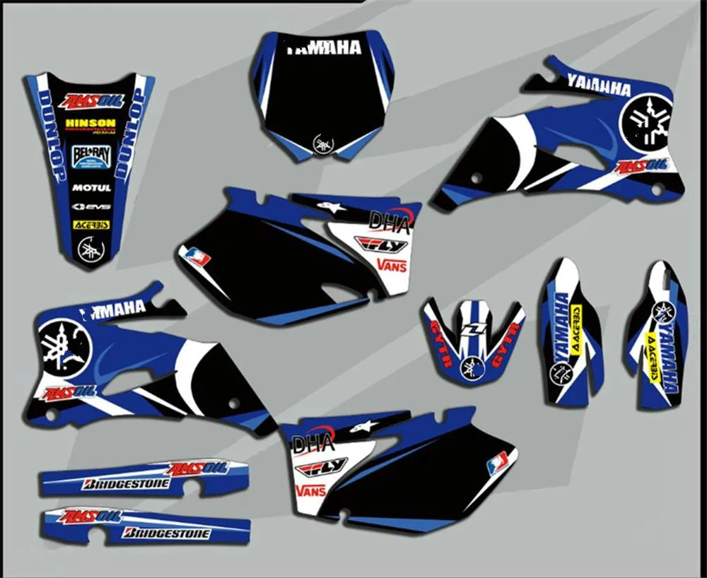 Набор стикеров для Yamaha YZ YZF 250F 450F 250 450 YZ250F YZ450F YZF250 YZF450 2006 2009|Наклейки и стикеры| |