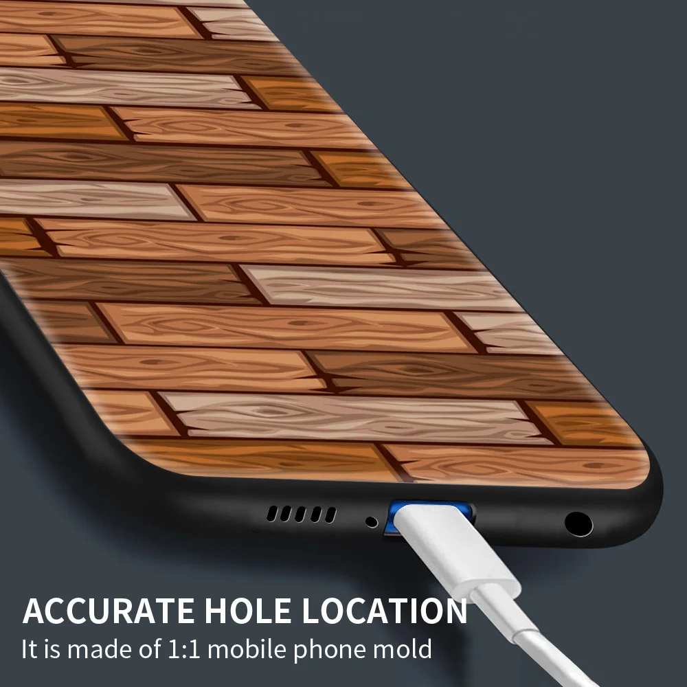 

Wood Texture Phone Case For Xiaomi Redmi Note 10 Pro Max 9S 9 8 Pro 8T 8A 7 7A 9A 9C K40 Silicone Back Cover Coque Fundas