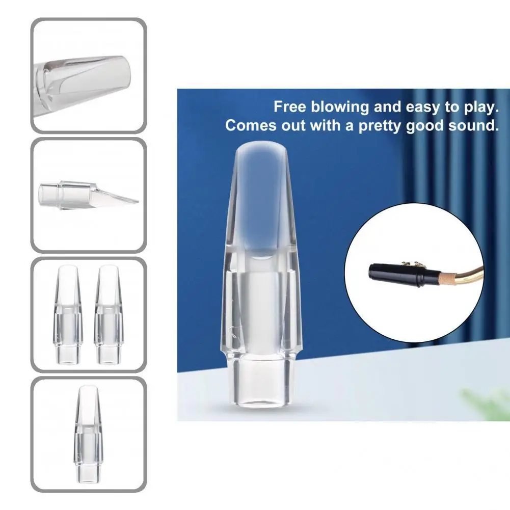 

Wear-Resistant Lightweight Reusable Professional Sax Playing Jazz Music Parts Alto Mouthpiece for Musician