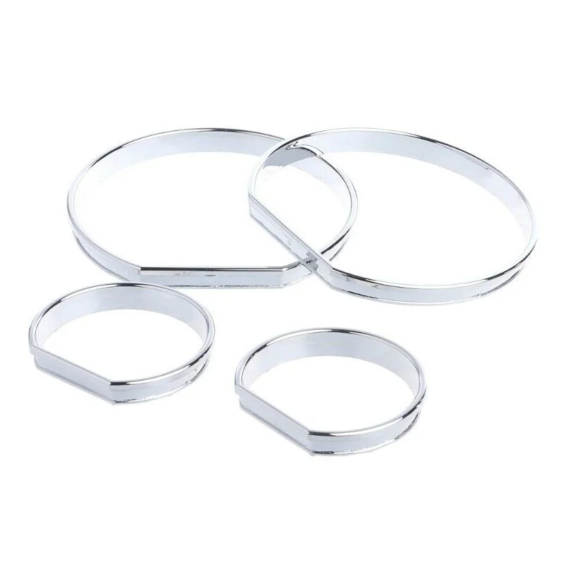 Аксессуар циферблат хромированный Φ спидометр M-Tech Серебряная панель |