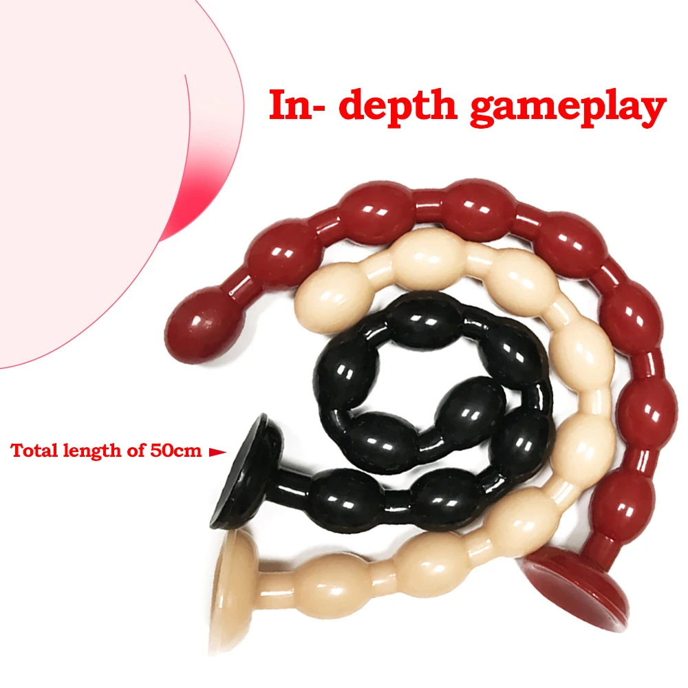 Супер длинные мягкие анальные шарики 50 см огромный анальный штекер мужской