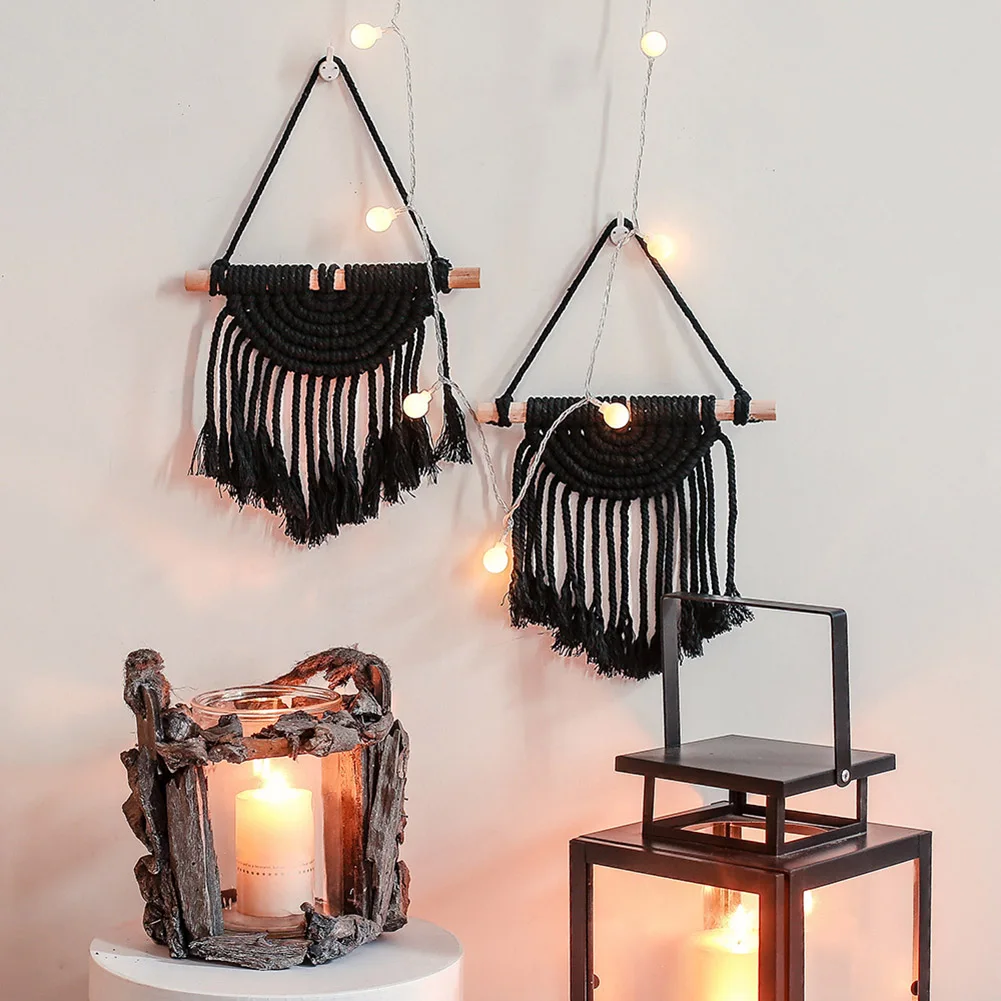 New Hot Hand Woven Tapestry Macrame Fringe Wall Hanging Decor Bedroom Living Room Headboard SMD | Дом и сад