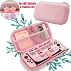 Сумка для хранения розового вишневого цветка, Портативная сумка для Nintendo Switch, ремешок, бейдж, Дорожный чехол для Nintendo Switch Lite, Прямая поставка
