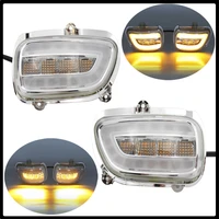 2 colors motorcycle led front side turn signal indicator lights for honda goldwing gl1800 f6b gl 1800 2001 2017 2016 2015 2014