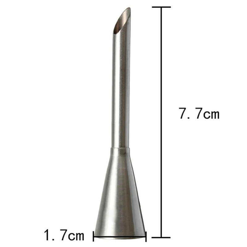 

7.7cm Icing Piping Nozzles Tips Dessert Cream Butter Cupcake Doughnut Filler Tool Kitchen Accessories Gift