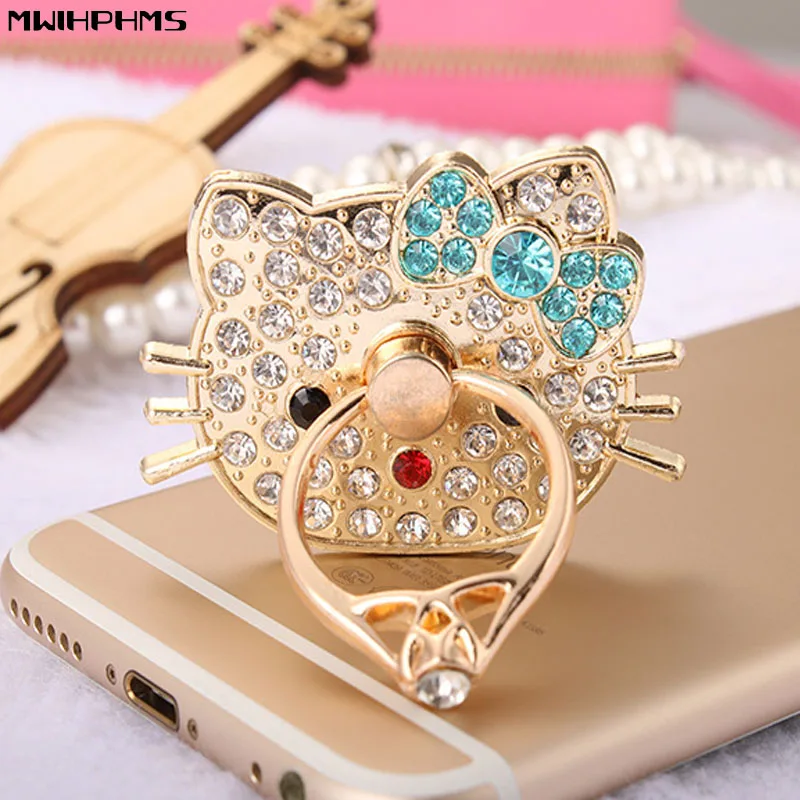 Держатель для телефона с изображением головы Микки Мауса КТ кота кольцо