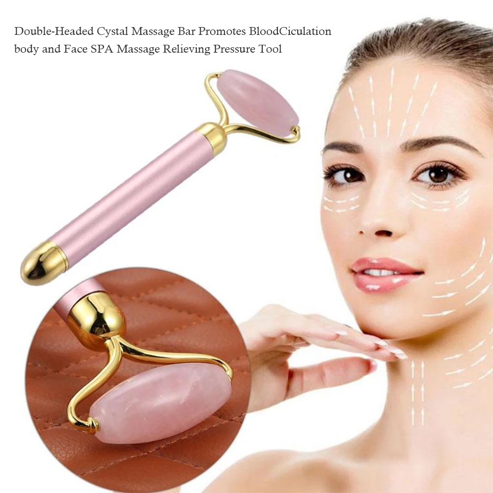 Электрический нефритовый ролик для похудения лифтинг массажный лица против