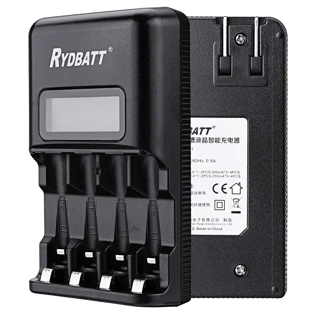 Смарт зарядное устройство RYDBATT 4 слота ЖК дисплей для модели радиоуправляемого