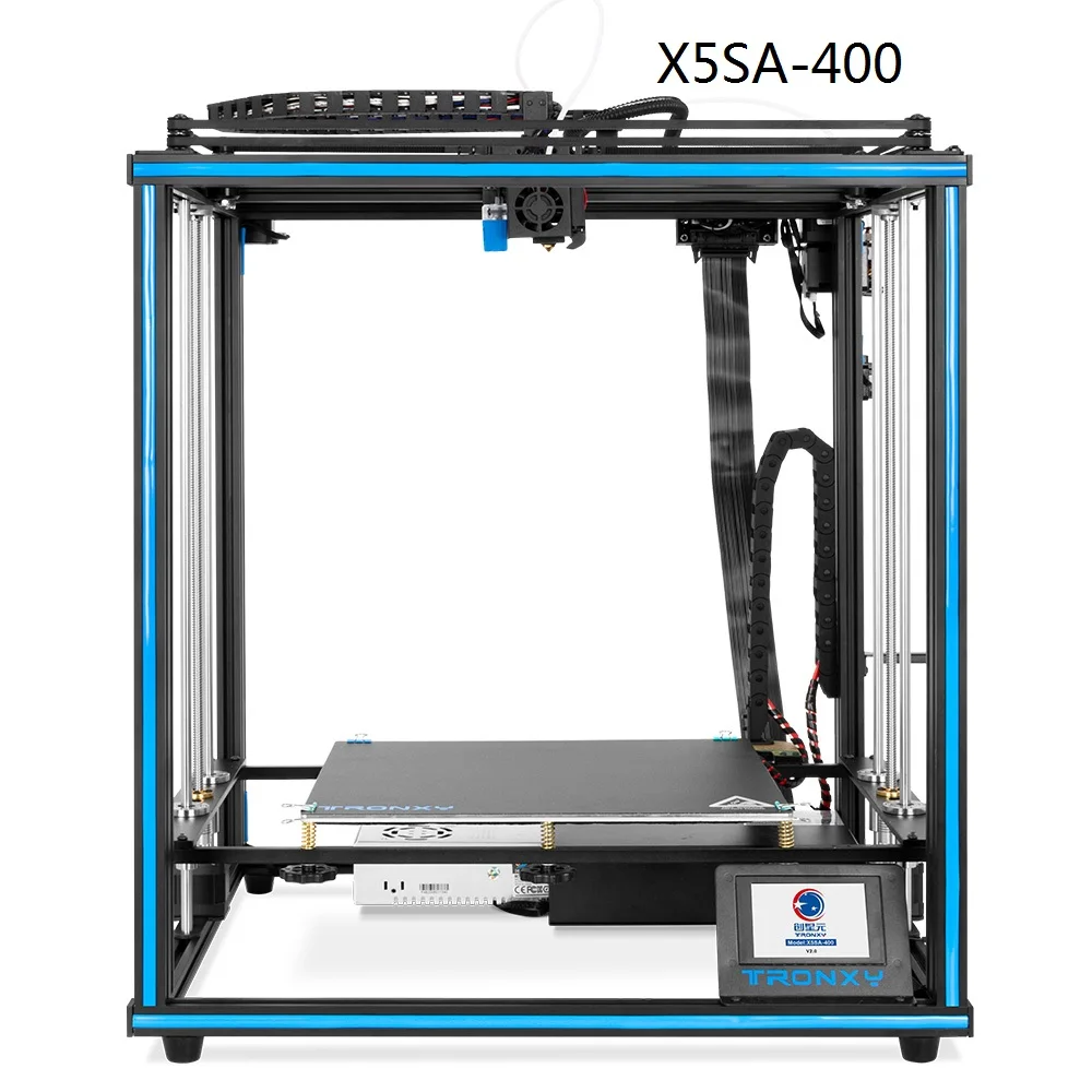 

3D-принтер Tronxy X5SA, 400 дюйма, 400*400 мм, с большой металлической пластиной