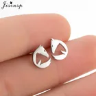 Серьги-гвоздики в виде подковы, лошади