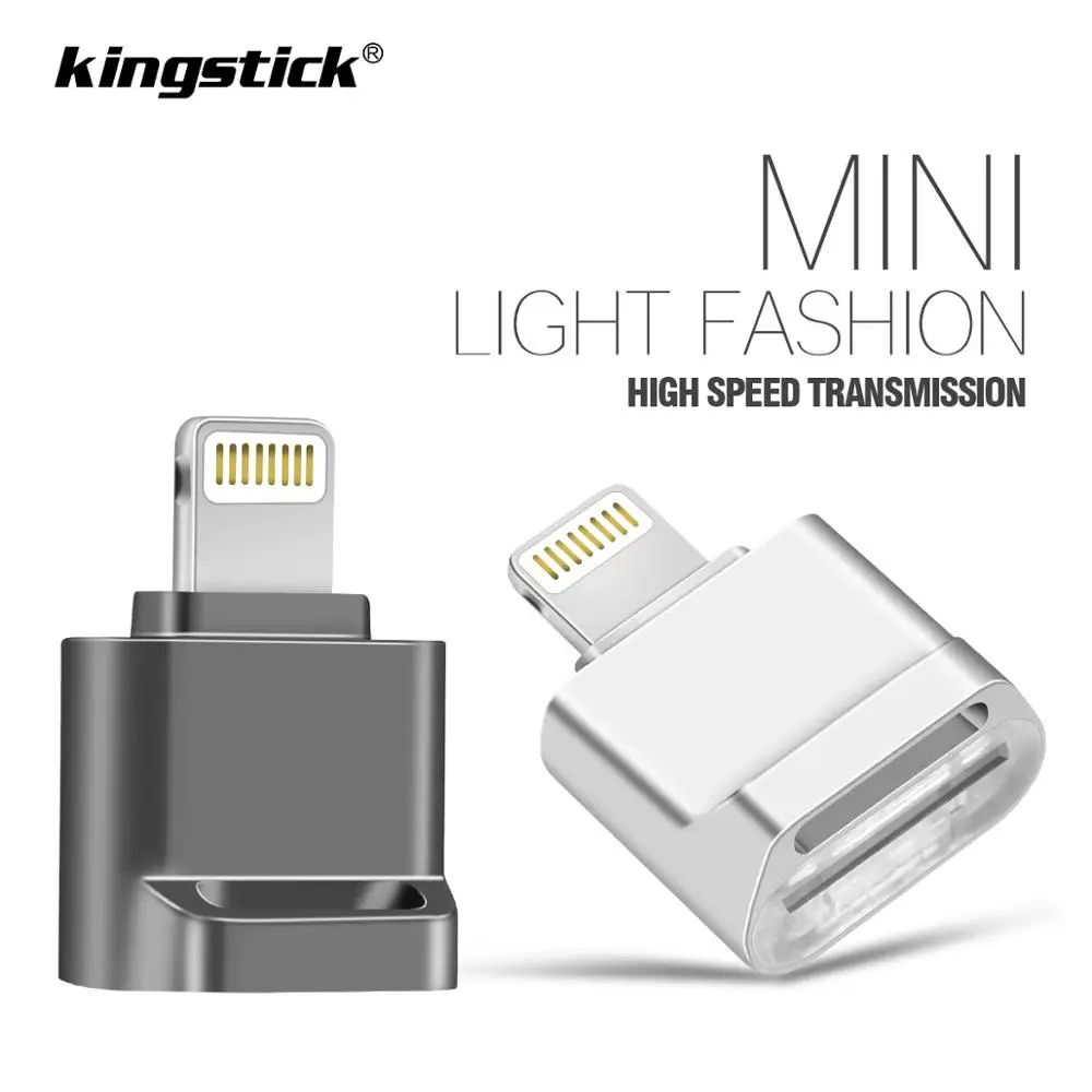 Usb-флеш-накопитель kingstick 2 в 1 для iPhone 7 7Plus 8 X Otg Lightning | Компьютеры и офис