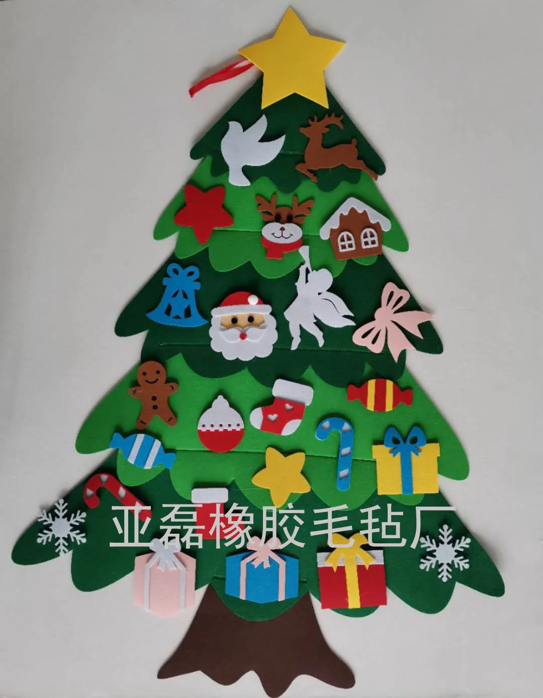 Новый Стиль Войлок Рождественская Елка декоративная подвеска рождественский