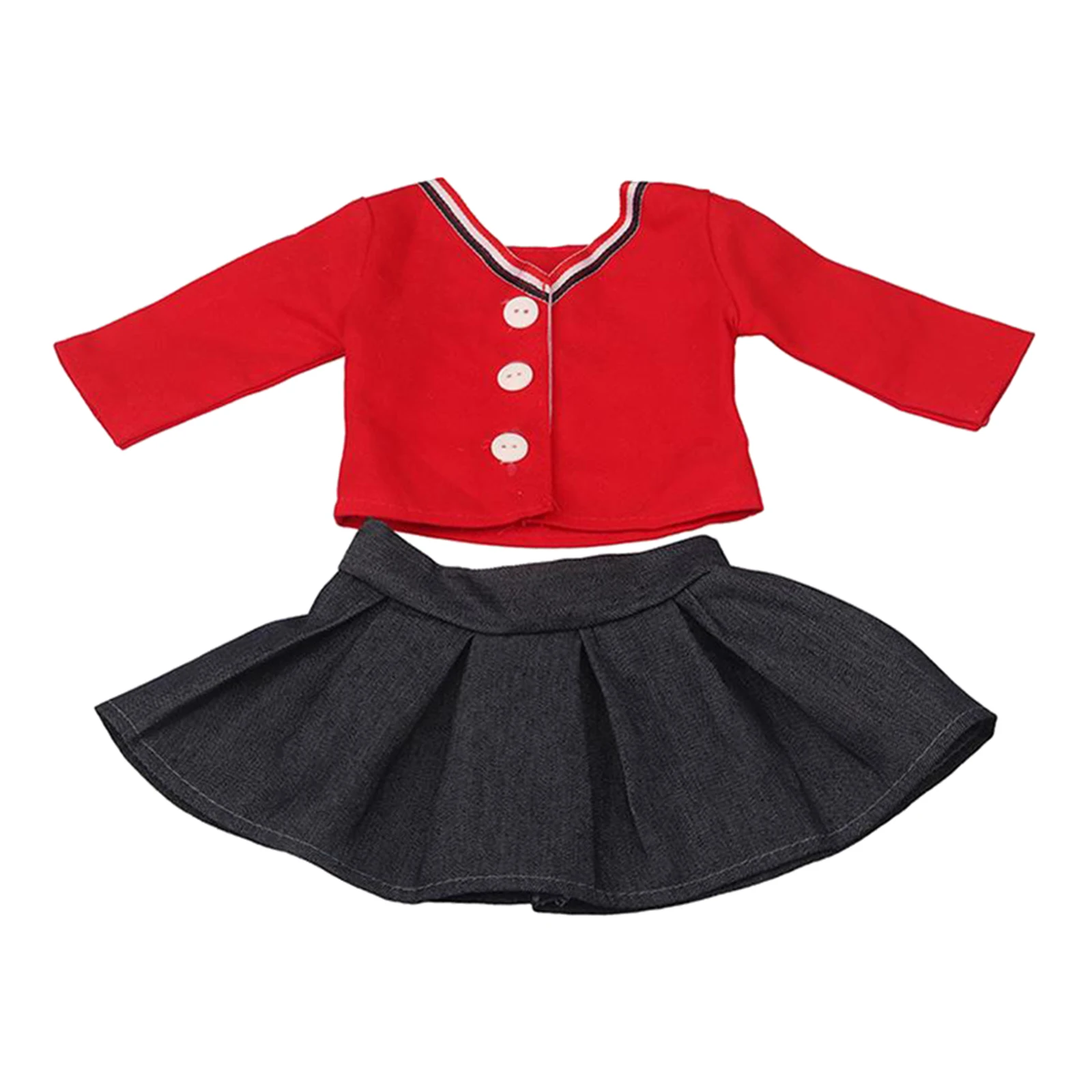 

18 Inch Doll Clothes Jacket Denim Skirt Doll Outfit for American 18Inch Doll